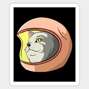 Badass Astronaut Space Cat Magnet